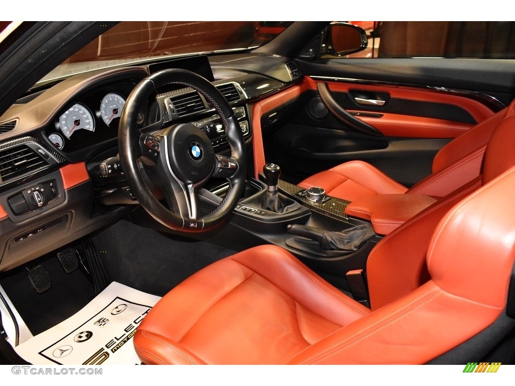 2016 M4 Coupe - Silverstone Metallic / Sakhir Orange/Black photo #8