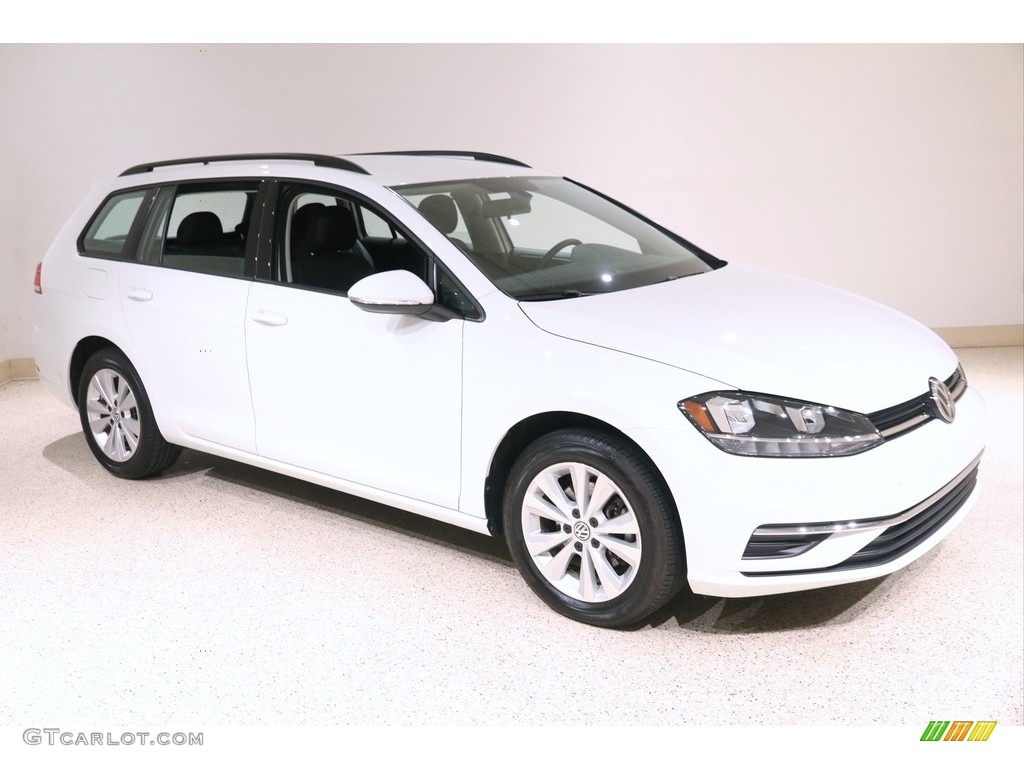 Pure White Volkswagen Golf SportWagen