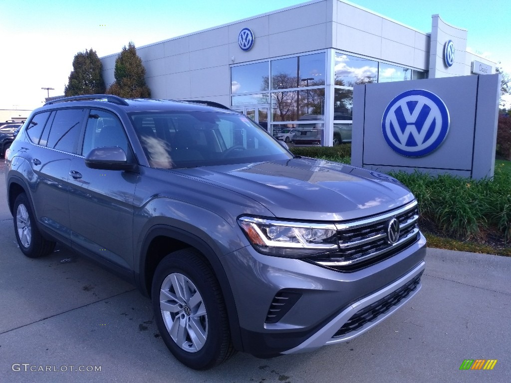 Platinum Gray Metallic 2021 Volkswagen Atlas S 4Motion Exterior Photo #139907438