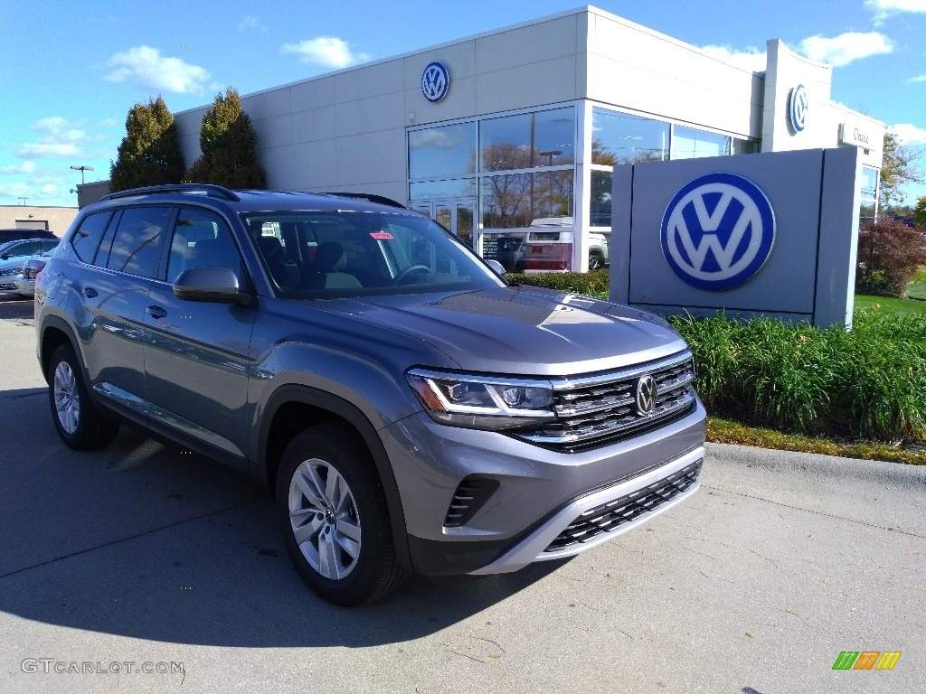 Platinum Gray Metallic 2021 Volkswagen Atlas S 4Motion Exterior Photo #139907519