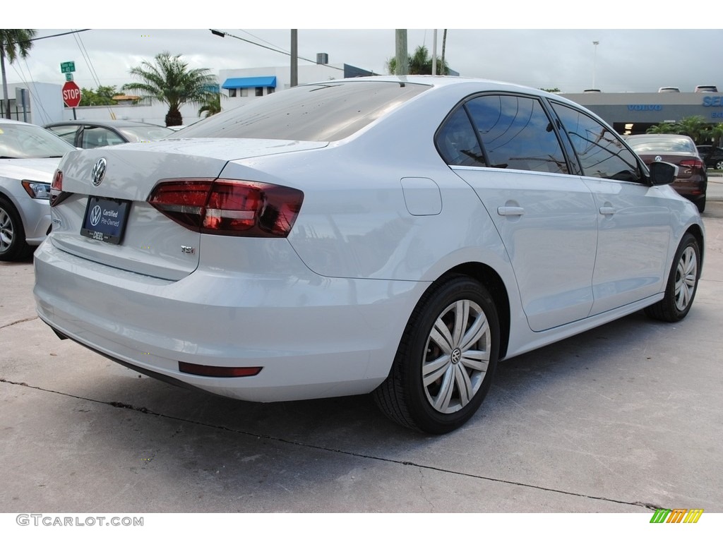 2017 Jetta S - White Silver / Black/Palladium Gray photo #10