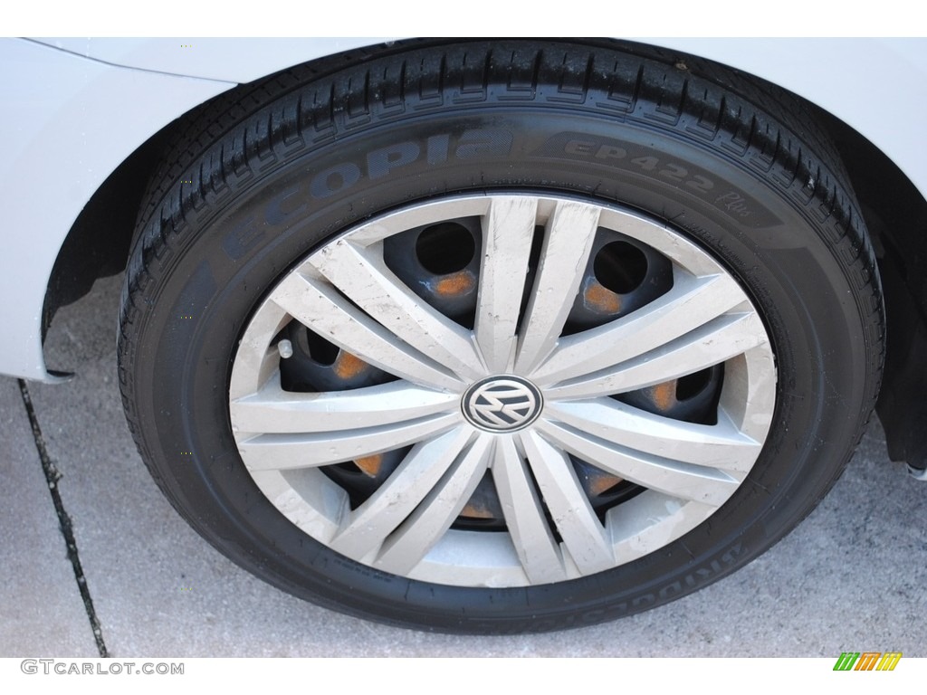 2017 Jetta S - White Silver / Black/Palladium Gray photo #11