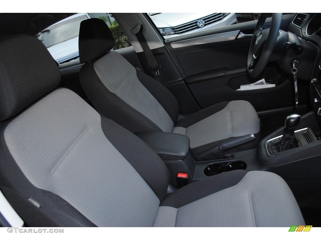 2017 Jetta S - White Silver / Black/Palladium Gray photo #18