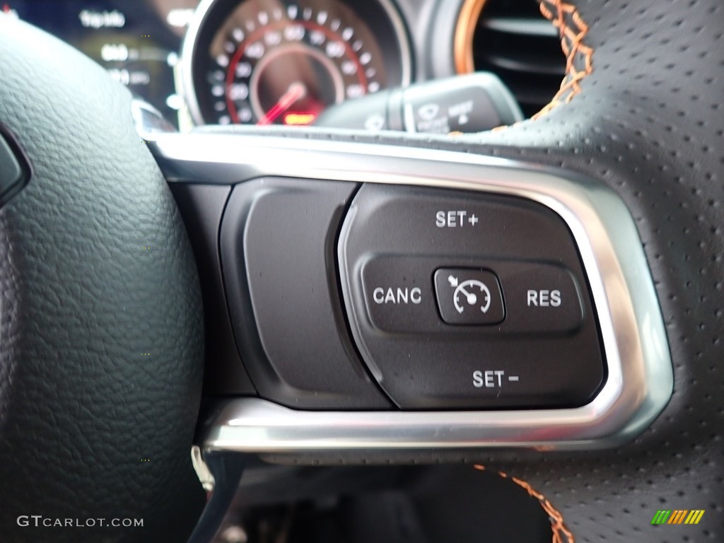 2021 Jeep Gladiator Mojave 4x4 Black/Steel Gray Steering Wheel Photo #139908356
