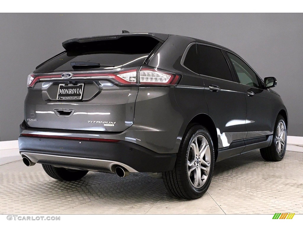 Magnetic Metallic 2017 Ford Edge Titanium Exterior Photo #139908965
