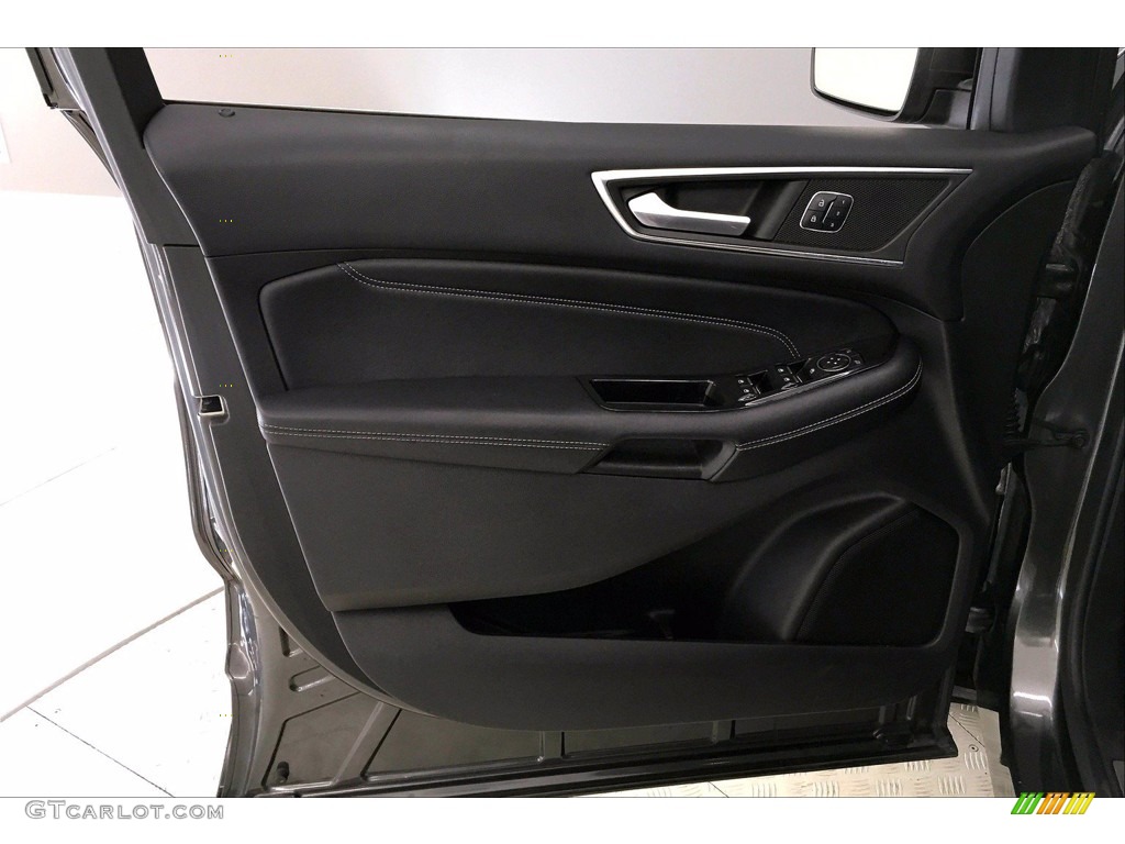 2017 Ford Edge Titanium Ebony Door Panel Photo #139908995