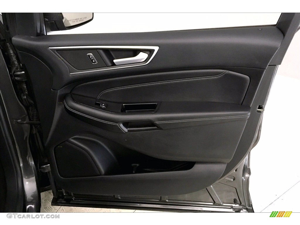 2017 Ford Edge Titanium Ebony Door Panel Photo #139908998
