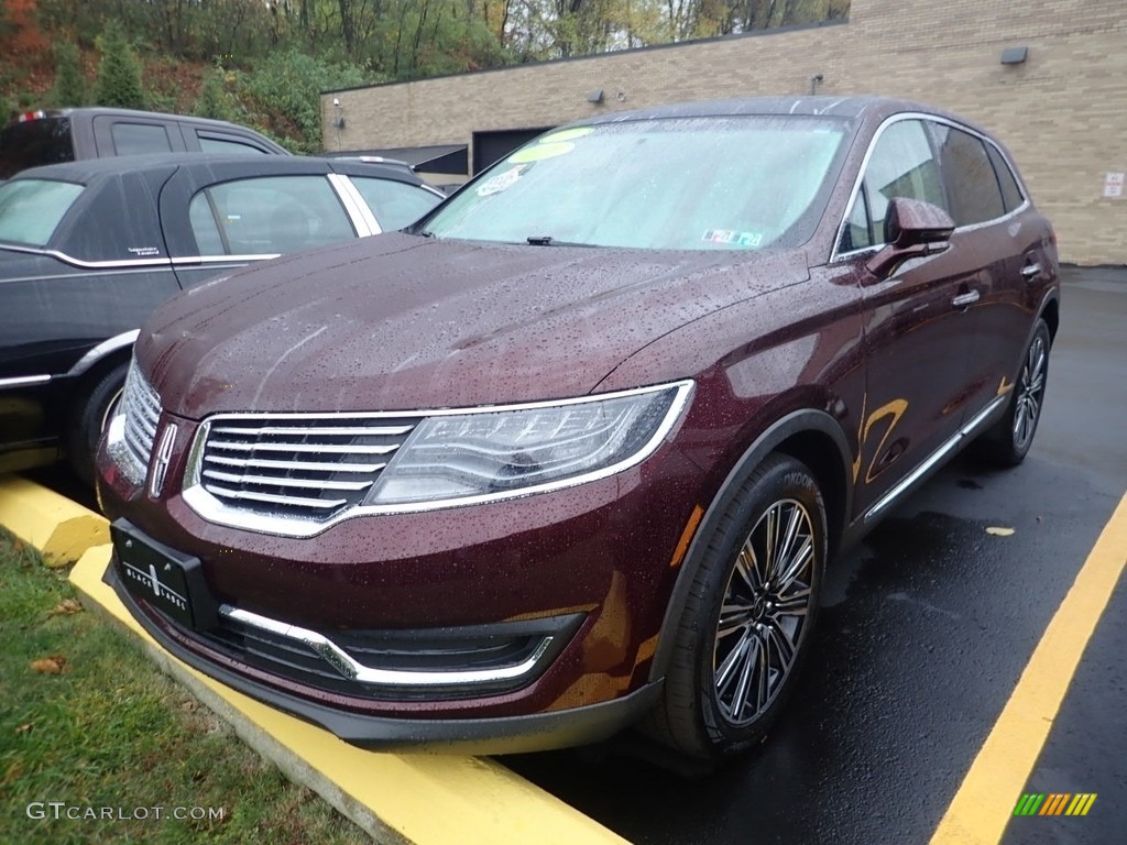 2017 MKX Black Label AWD - Burgundy Velvet / Modern Heritage Theme photo #1