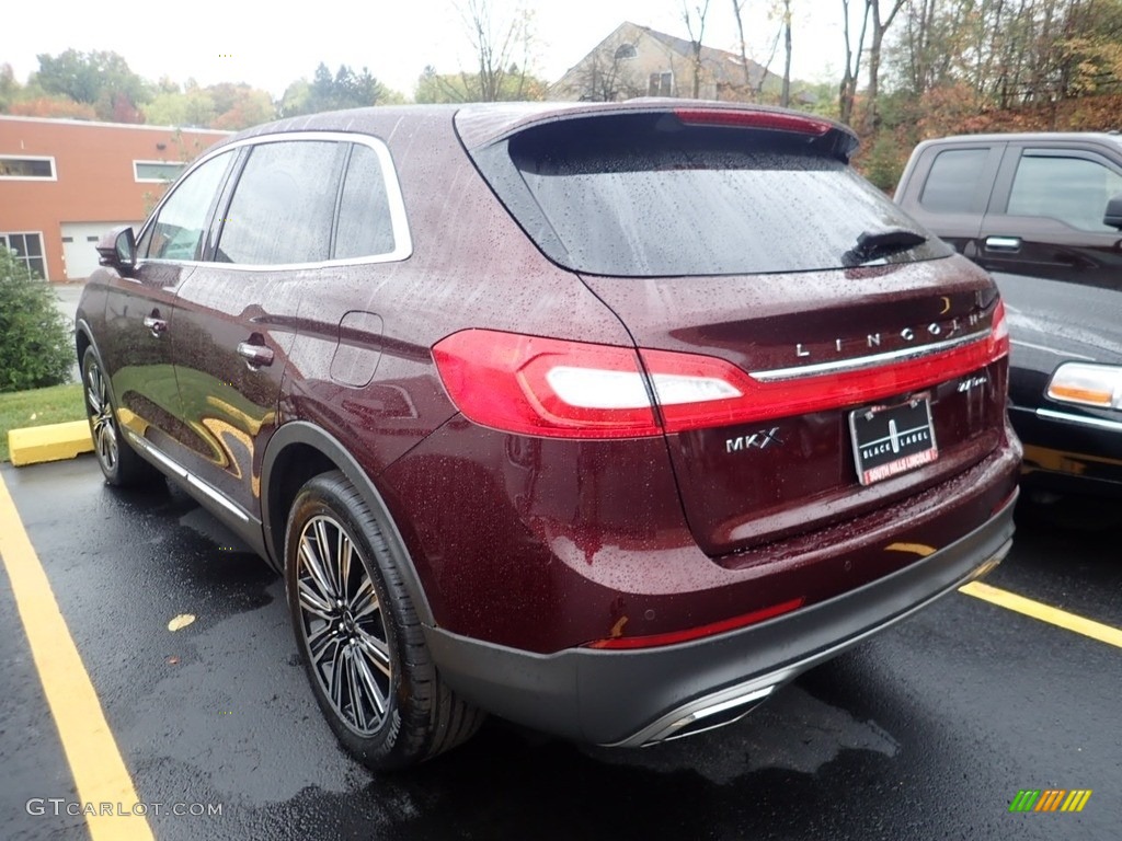 2017 MKX Black Label AWD - Burgundy Velvet / Modern Heritage Theme photo #2