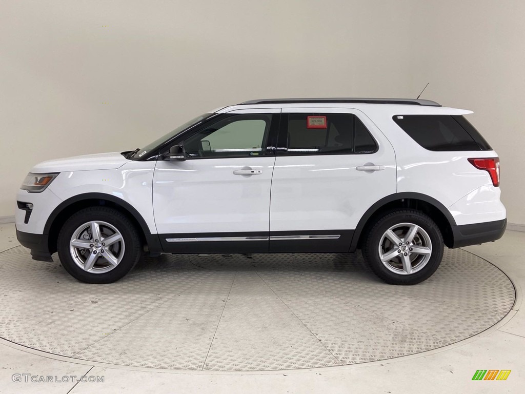 Oxford White 2018 Ford Explorer XLT Exterior Photo #139909885