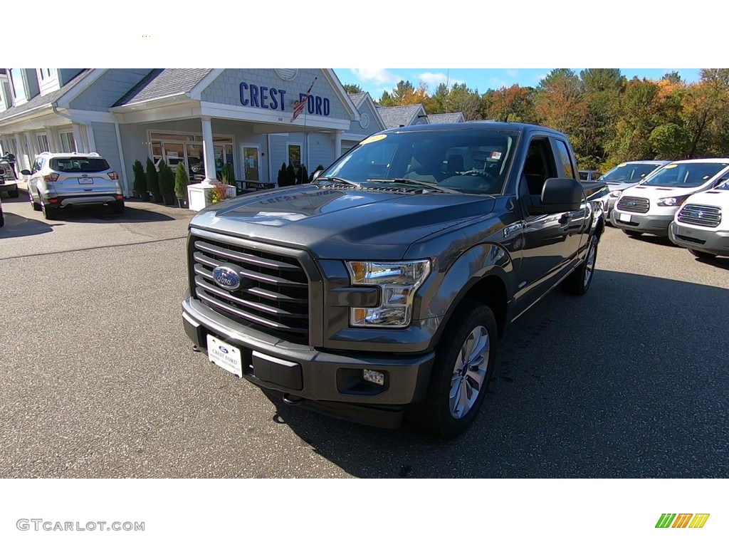 2017 F150 XL SuperCab 4x4 - Magnetic / Earth Gray photo #3