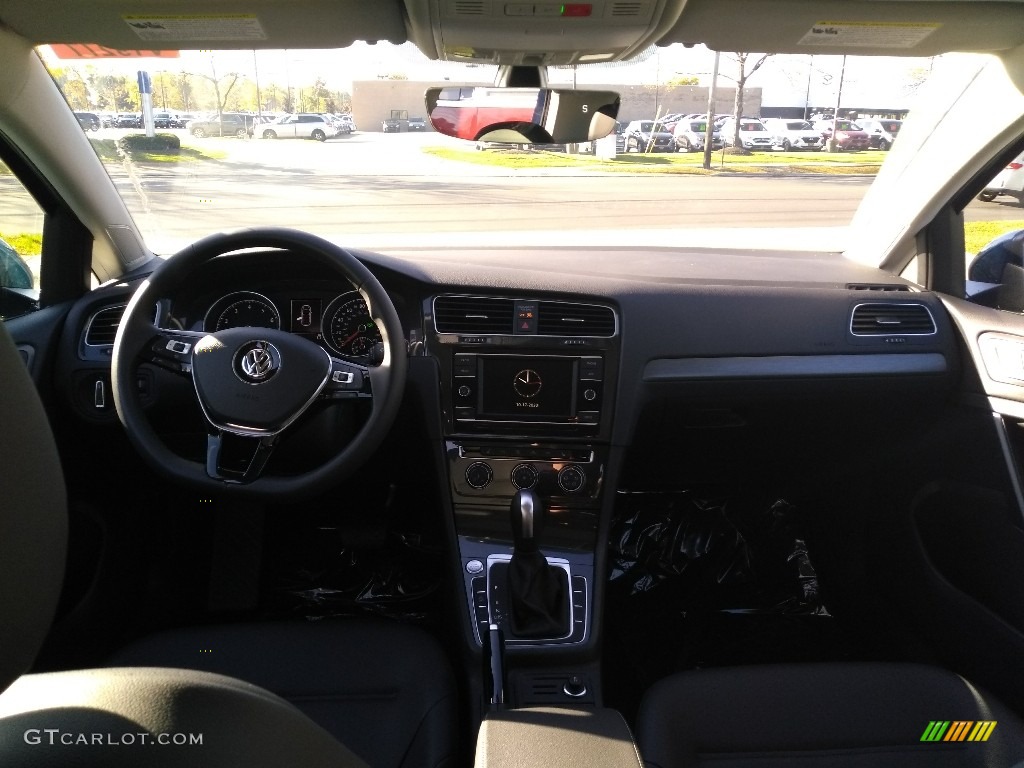 2020 Golf 1.4T - Silk Blue Metallic / Titan Black photo #3