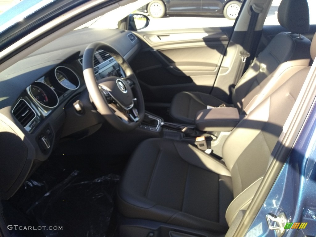 2020 Golf 1.4T - Silk Blue Metallic / Titan Black photo #4