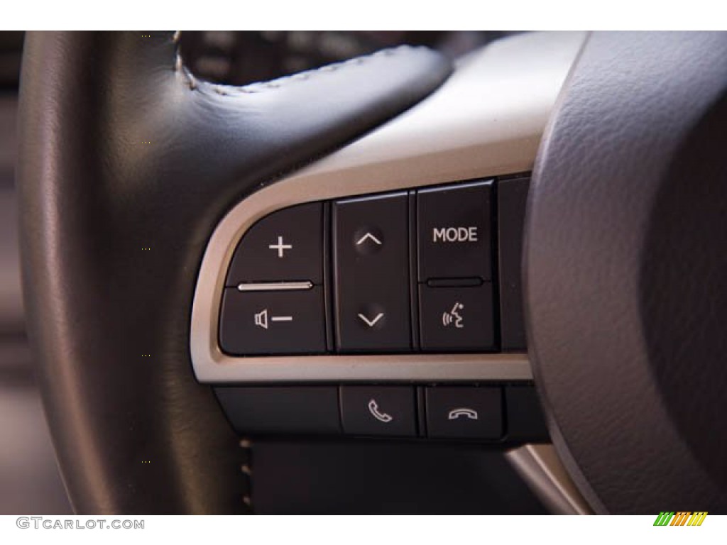 2018 Lexus RX 350L Black Steering Wheel Photo #139911592