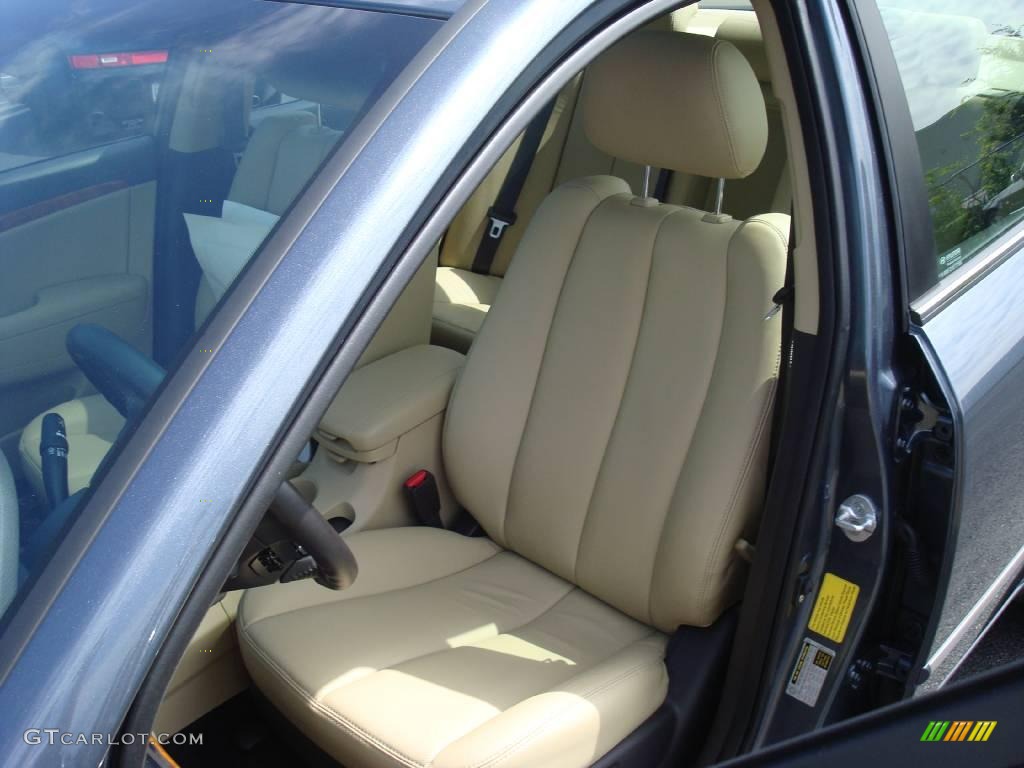 2009 Sonata Limited V6 - Slate Blue / Camel photo #17