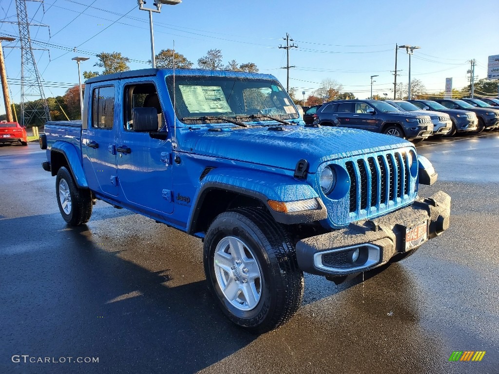 2021 Gladiator Sport 4x4 - Hydro Blue Pearl / Black photo #1