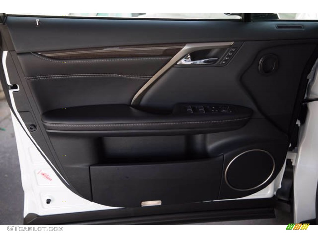 2018 Lexus RX 350L Black Door Panel Photo #139911808