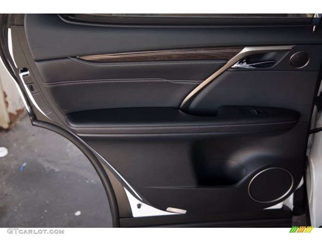 2018 Lexus RX 350L Black Door Panel Photo #139911832