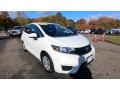 White Orchid Pearl 2017 Honda Fit LX