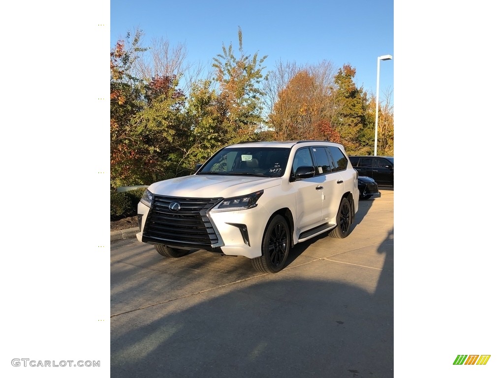 2021 LX 570 - Eminent White Pearl / Black photo #1