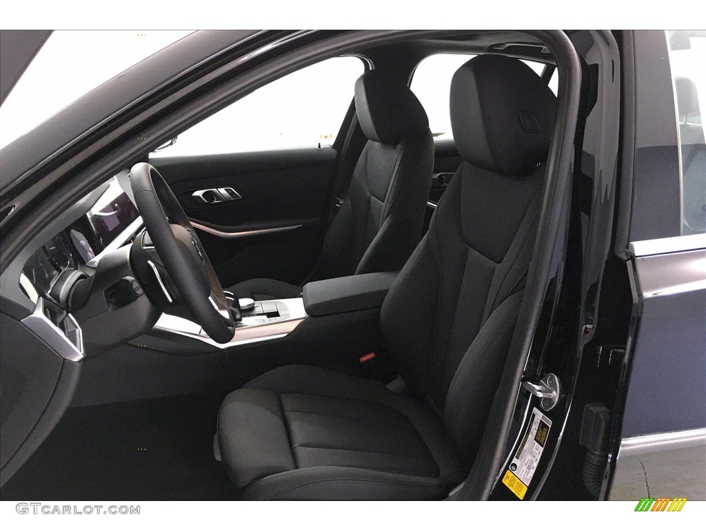 Black Interior 2021 BMW 3 Series 330i Sedan Photo #139913534