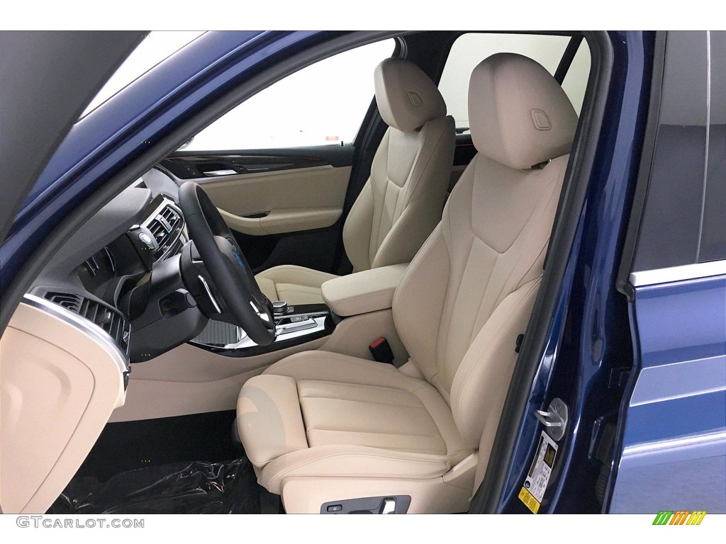 Canberra Beige/Black Interior 2021 BMW X3 sDrive30i Photo #139913543