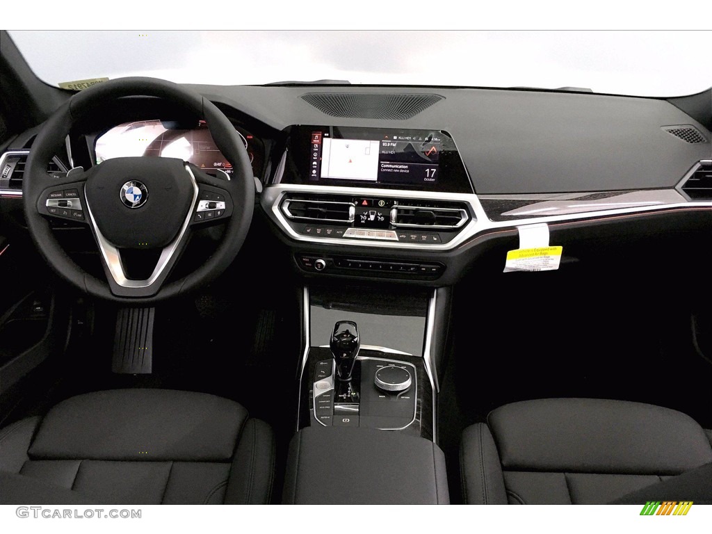 Black Interior 2021 BMW 3 Series 330i Sedan Photo #139913807