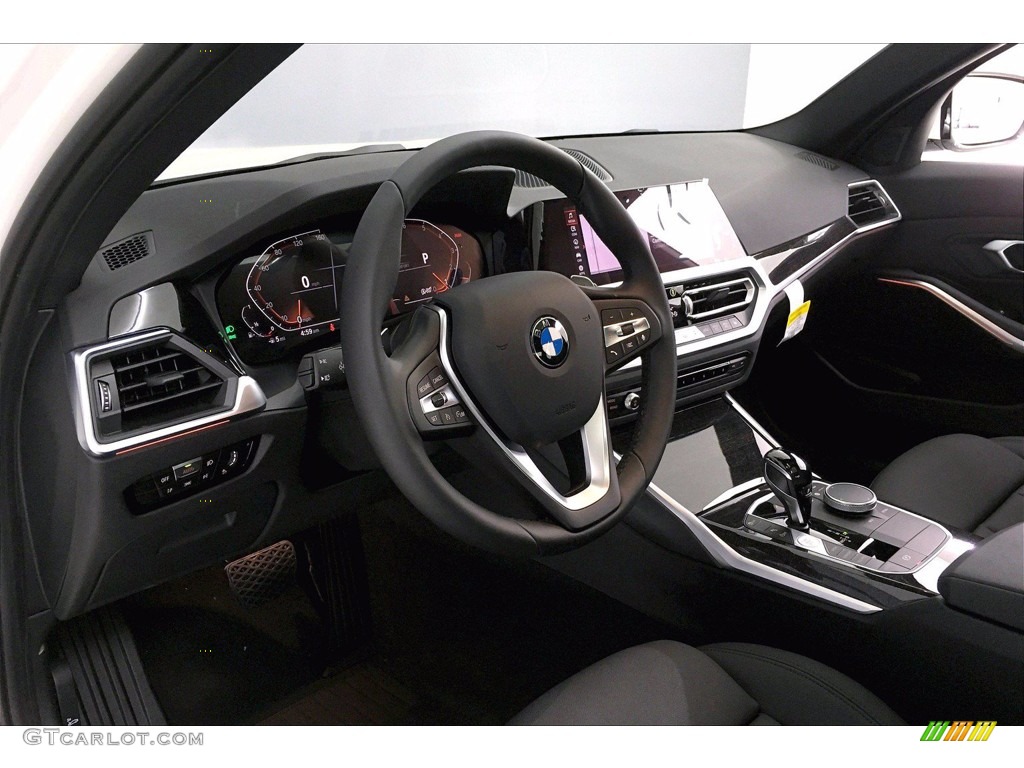 2021 BMW 3 Series 330i Sedan Black Dashboard Photo #139913849