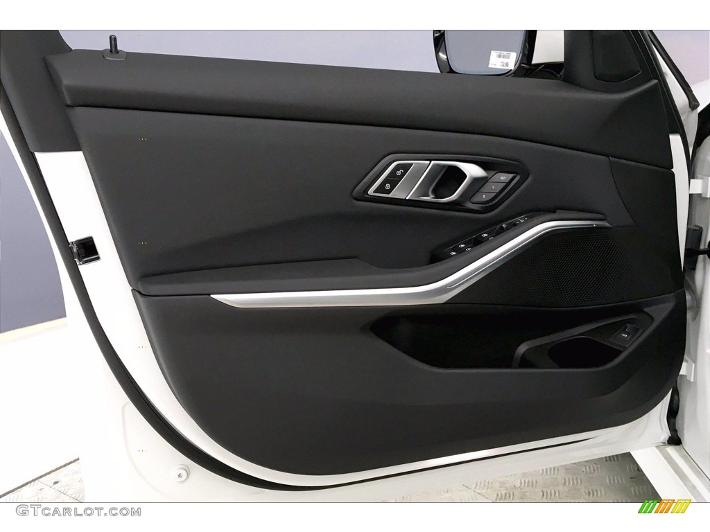 2021 BMW 3 Series 330i Sedan Black Door Panel Photo #139913963
