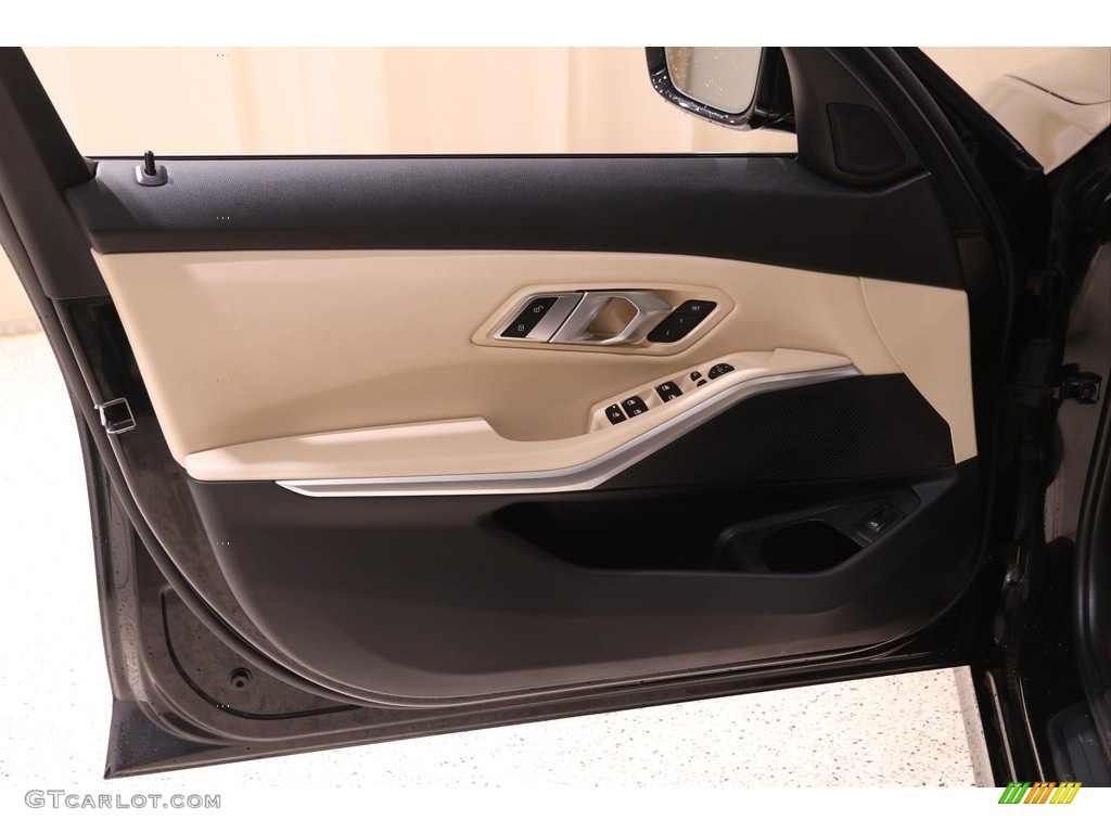 2020 3 Series 330i xDrive Sedan - Jet Black / Canberra Beige photo #4
