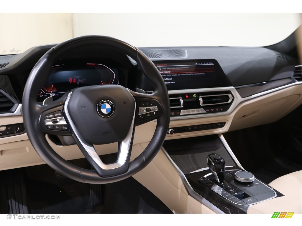 2020 BMW 3 Series 330i xDrive Sedan Canberra Beige Dashboard Photo #139915206