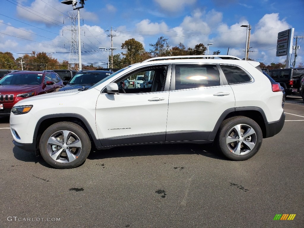 Bright White 2021 Jeep Cherokee Limited 4x4 Exterior Photo #139915419