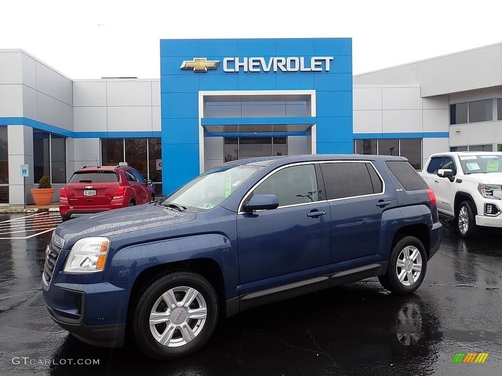 2016 Terrain SLE - Slate Blue Metallic / Jet Black photo #1