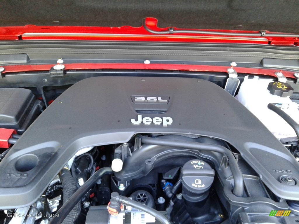 2021 Jeep Wrangler Unlimited Rubicon 4x4 3.6 Liter DOHC 24-Valve VVT V6 Engine Photo #139916238