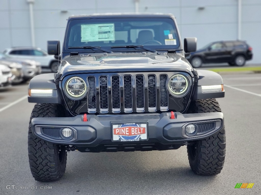 2021 Gladiator Rubicon 4x4 - Black / Black/Dark Saddle photo #2