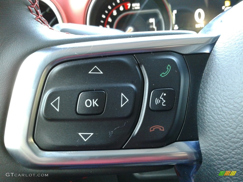2021 Jeep Wrangler Unlimited Rubicon 4x4 Black Steering Wheel Photo #139916488
