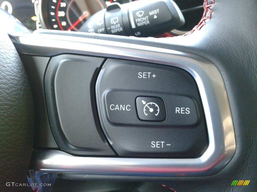 2021 Jeep Wrangler Unlimited Rubicon 4x4 Black Steering Wheel Photo #139916520