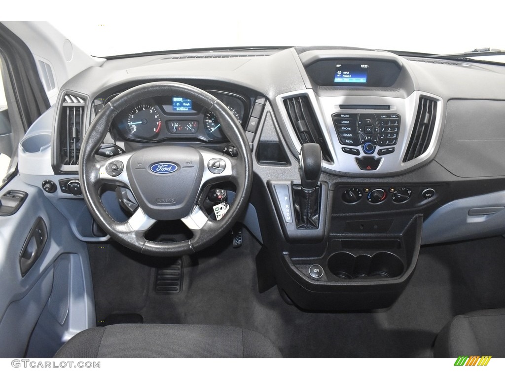 2017 Ford Transit Wagon XLT 350 MR Long Charcoal Black Dashboard Photo #139916712