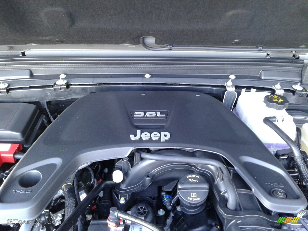 2021 Jeep Wrangler Unlimited Rubicon 4x4 3.6 Liter DOHC 24-Valve VVT V6 Engine Photo #139917915