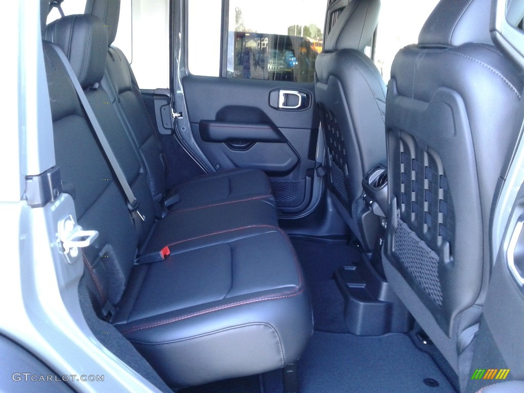 Black Interior 2021 Jeep Wrangler Unlimited Rubicon 4x4 Photo #139918083