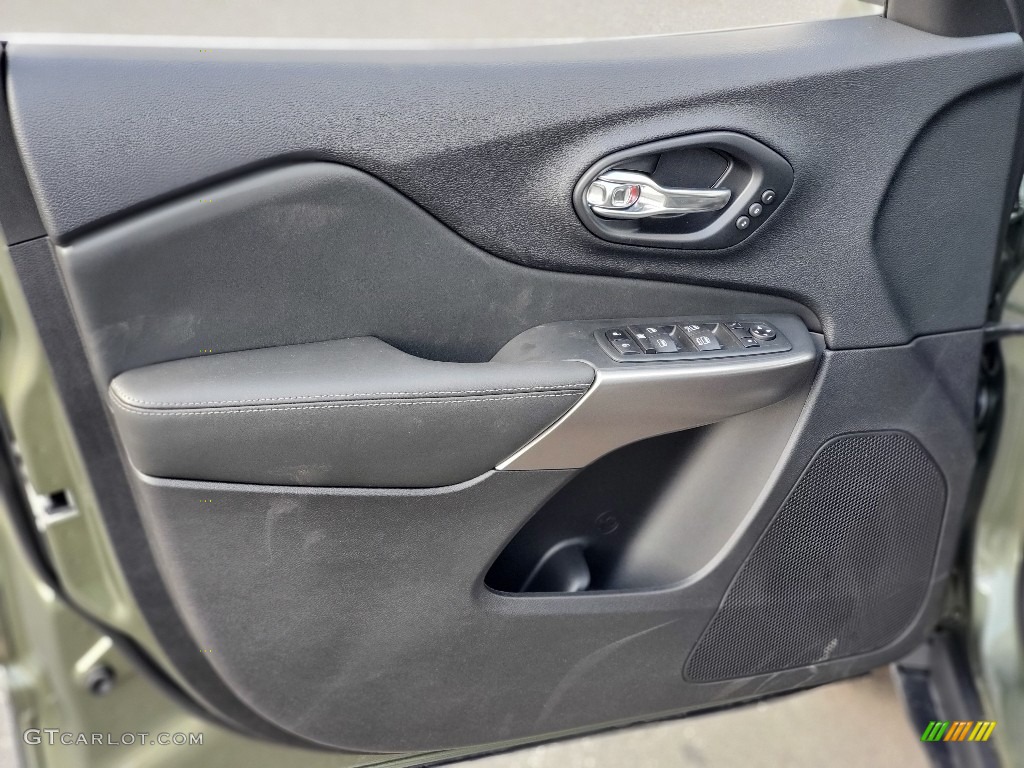 2021 Jeep Cherokee Limited 4x4 Black Door Panel Photo #139918585