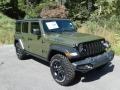 Sarge Green 2021 Jeep Wrangler Unlimited Willys 4x4 Exterior
