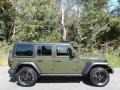 Sarge Green 2021 Jeep Wrangler Unlimited Willys 4x4 Exterior
