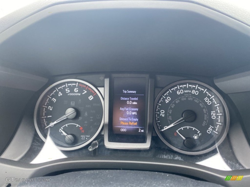 2021 Toyota Tacoma TRD Sport Double Cab 4x4 Gauges Photo #139918818
