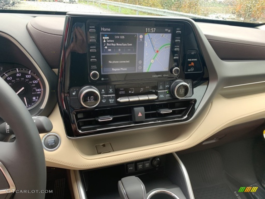 2021 Highlander XLE AWD - Moon Dust / Black photo #5