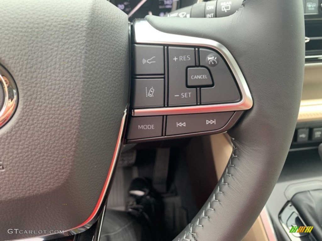 2021 Toyota Highlander XLE AWD Black Steering Wheel Photo #139919820