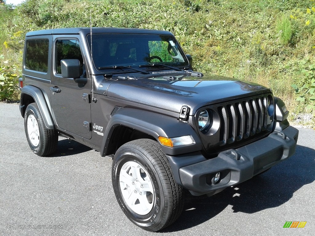Granite Crystal Metallic 2021 Jeep Wrangler Sport 4x4 Exterior Photo #139920417
