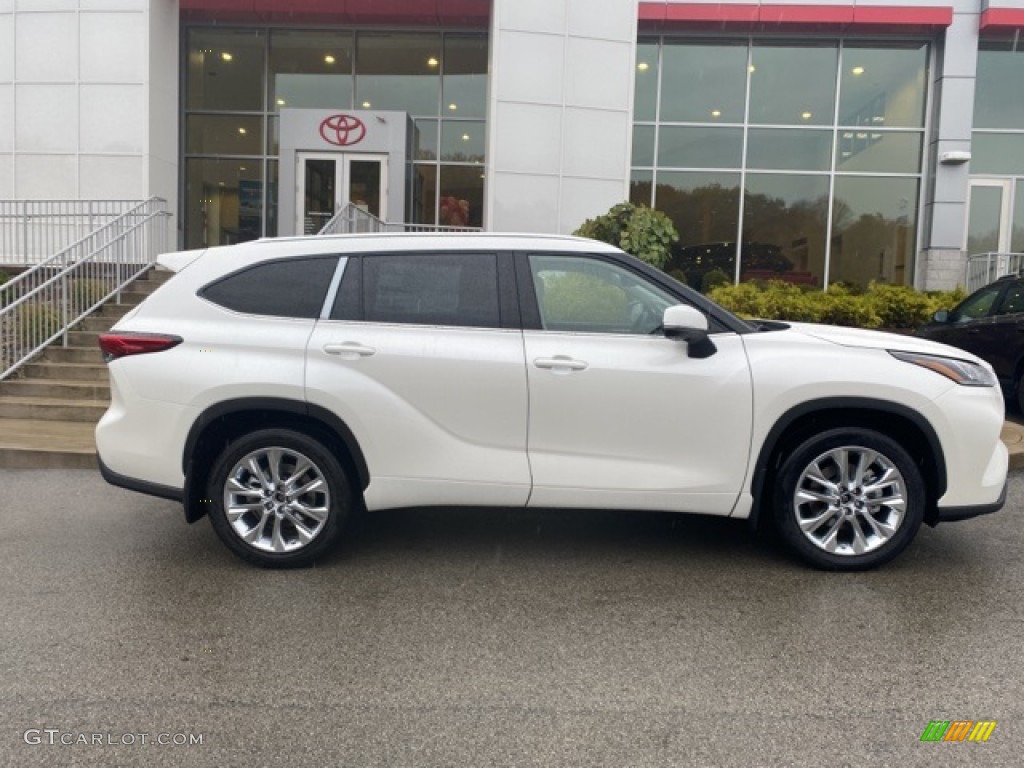 Blizzard White Pearl 2021 Toyota Highlander Limited AWD Exterior Photo #139920504