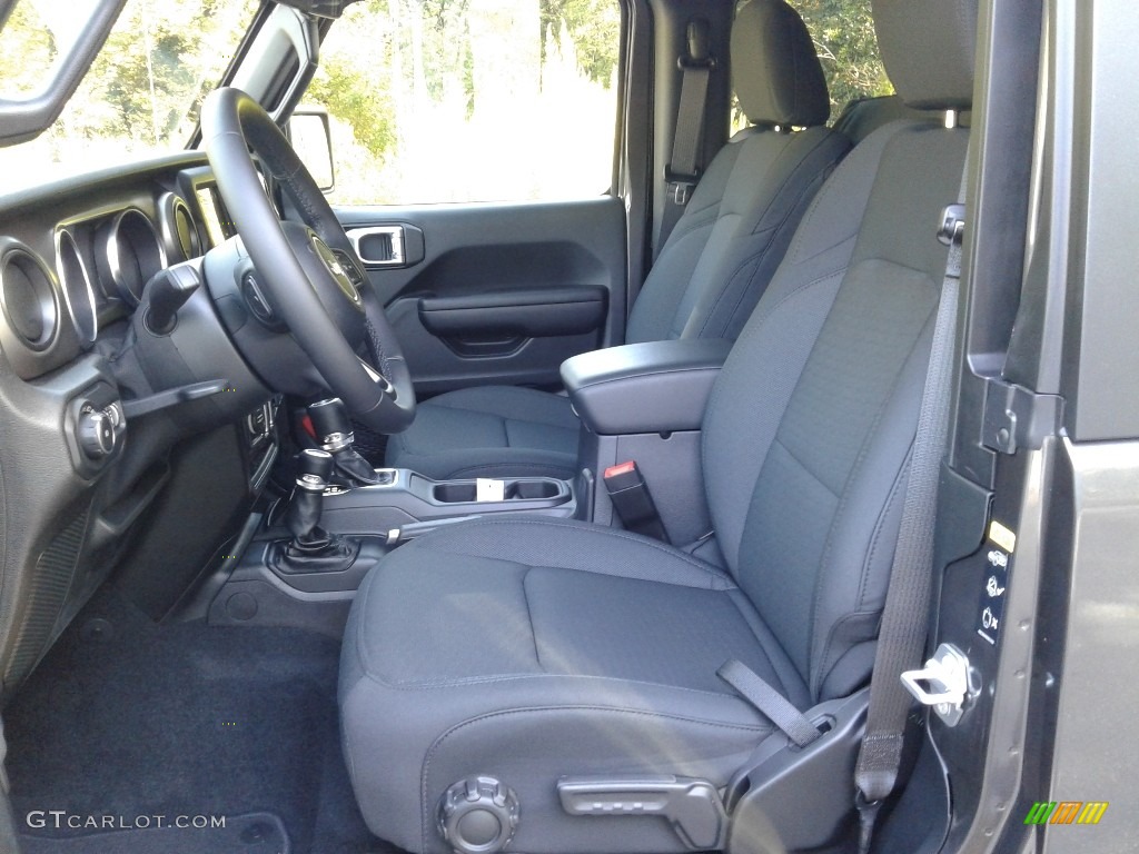 Black Interior 2021 Jeep Wrangler Sport 4x4 Photo #139920591
