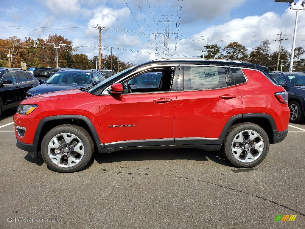 Redline Pearl 2021 Jeep Compass Limited 4x4 Exterior Photo #139921062